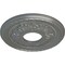 Ekena Millwork Palmetto Ceiling Medallion (Fits Canopies up to 4 7/8"), 12 1/8"OD x 3 1/2"ID x 1"P, Silver CM12PMSLS - alternate 3